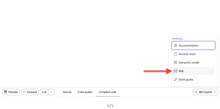 SQL option. SQL option.